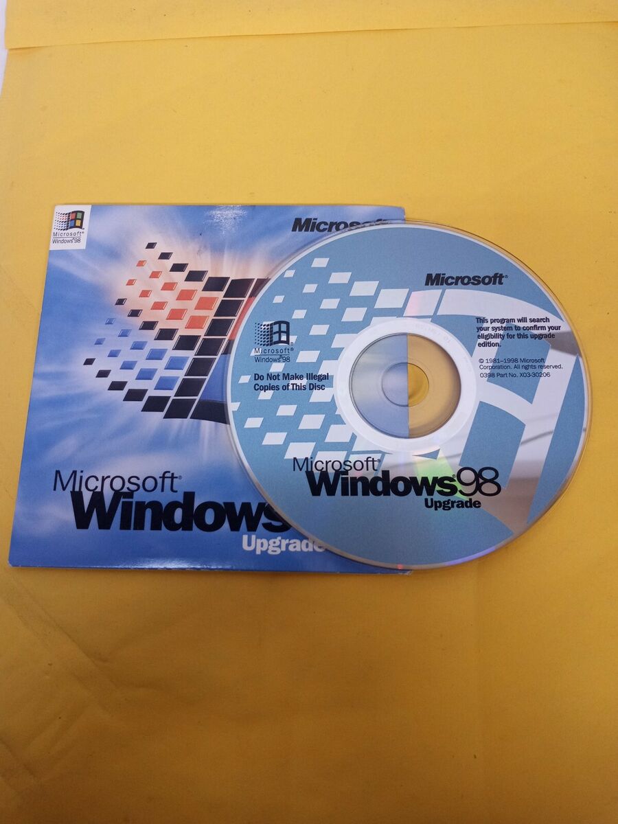 Windows 98 英語 製品版　＋　FDD(おまけ) Windows 98 (1998) Second Edition - English, Turkish, German