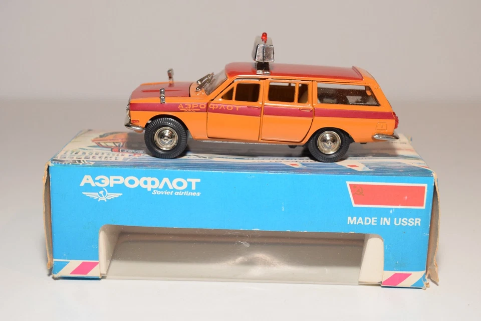 A90 1:43 RUSSIAN NOVOEXPORT CCCP USSR VOLGA BONRA TA3 24-02 AEROFLOT MIB - Image 3 of 4