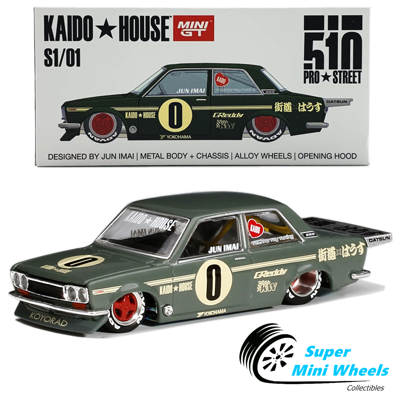 気質アップ】 限定100個 KAIDO☆HOUSE 黒 510 STREET BLKLTD ミニカー