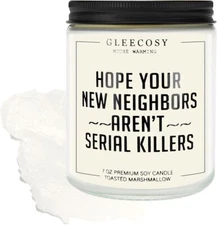 Home Housewarming Scented Candle – Funny New House Warming Gift Ideas for Apar