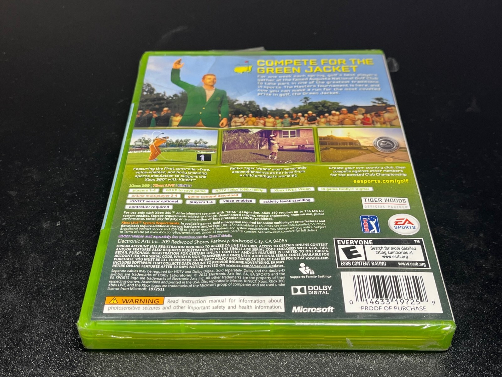 Tiger Woods PGA TOUR 13: The Masters Collector's Edition - Xbox 360 Game