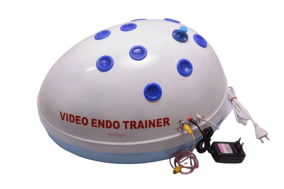 Laparoscopic Endotrainer Simulator Box Camera Training Instruments set Kit 14pc - Image 3 of 4