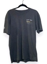 Salty Crew Bruce The Great White Graphic Print Tee T-Shirt Heather Gray Mens M