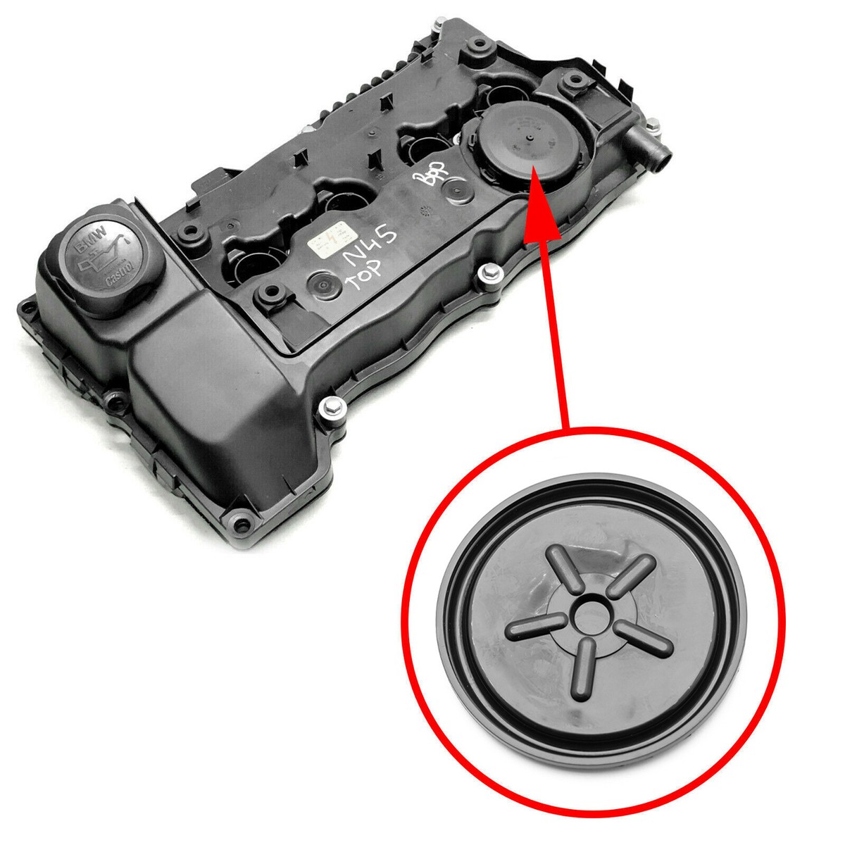 Diaphragm for valve cover BMW N45, N45N, M56 11127526665 