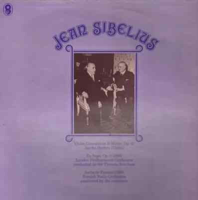 LP Jean Sibelius Violin Concerto in D Minor, Op.47 (Heifetz, Sir Thomas Beecham)