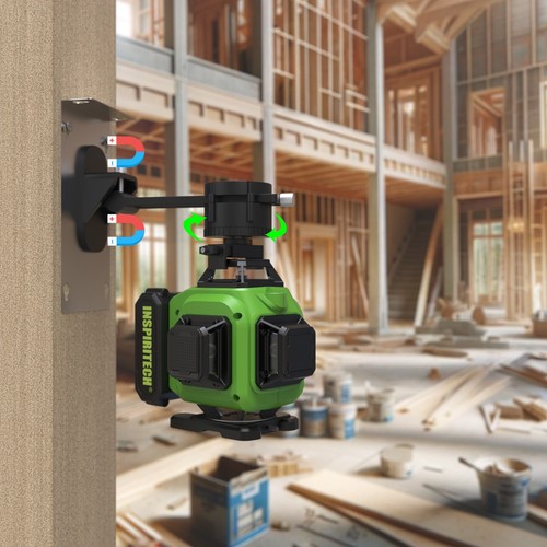 Inspiritech self leveling Laser Level multi line Floor Wall Ceiling alignment - Picture 14 of 24