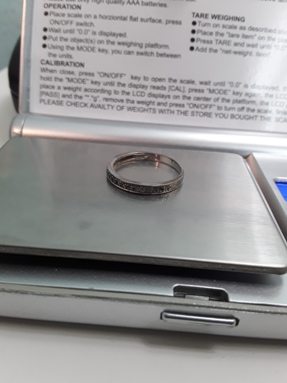 solid .925 sterling silver  Stackable Band ring S… - image 6