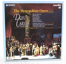 The Metropolitan Opera Don Carlo Guiseppe Verdi Laser Disc March 26, 1983 Tested
