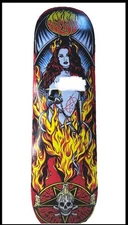 Benson Devil Women Pro deck Death Skateboards 8.75 "  free shipping
