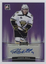 2014-15 ITG Leaf Metal Purple Prismatic /15 Jason Bell #BA-JB3 Auto