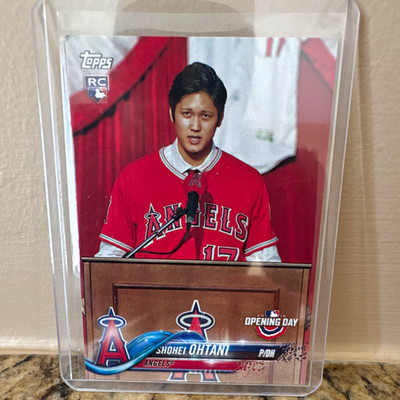Topps Opening Day 2018 Shohei Ohtani #200 Los Angeles Angels RC Rookie