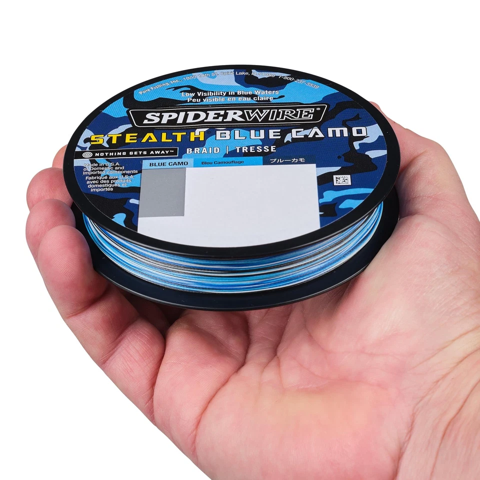 SpiderWire Stealth® Superline, Blue Camo, 80lb | 36.2kg, 300yd | 274m Braided - Image 4 of 4