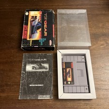 Top Gear (Super Nintendo Entertainment System) Complete - Tested - Authentic