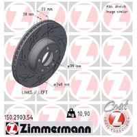 2X Bremsscheibe FüR BMW 1-Er F20 F21 3.0 11 Bis 19 Zimmermann B48B20A B48B20B
