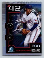2025 Bowman Chrome Alejandro Rosario BTP42 Texas Rangers Top 100