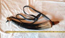 Powder Horn. L or R Carry. The one you see is the one you get. (19)