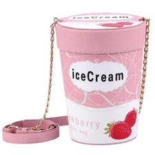 Crossbody Purses for Women ice cream Fruit Shoulder Bag