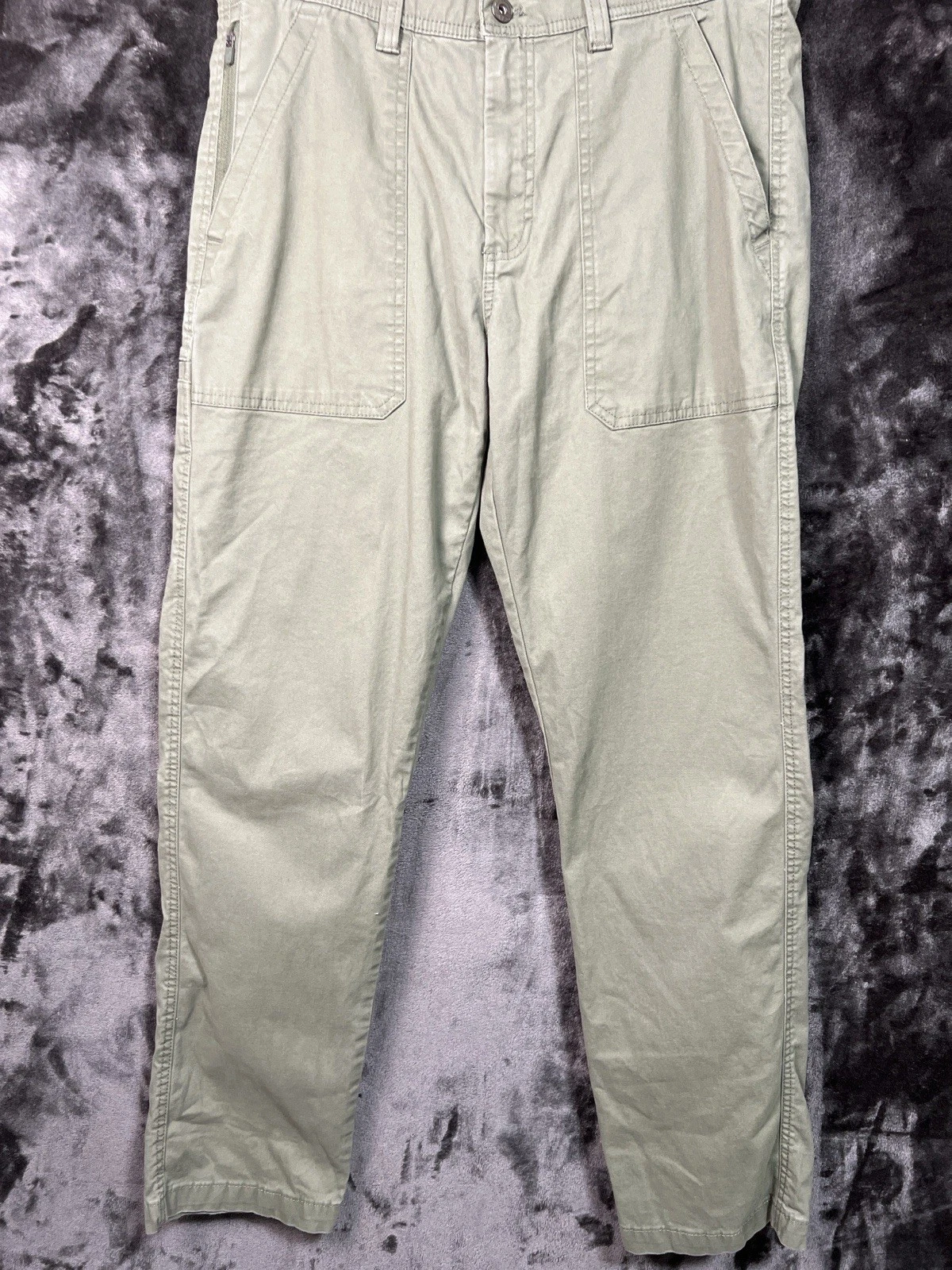 Weatherproof Mens Utility Pants 32 x 32 Olive Green Outdoor Hiking Cargo Style