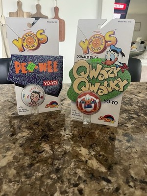 Radical Yo Yo s 1988 Hasbro Donald Duck & Pee Wee Herman