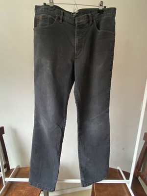Alberto Comfort Fit Mens Jeans   Dark Wash   Measured 36x33 Tagged Size Unknown