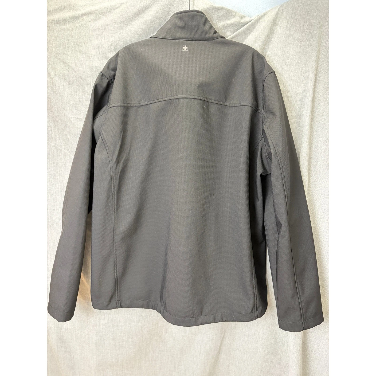 Swiss Tech Black Fleece Lined Softshell Full Zip Jacket Mens XL - product detail image 8