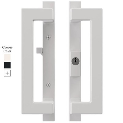Amesbury Truth Modern Contemporary Keyed Sliding Patio Door Handle SC1