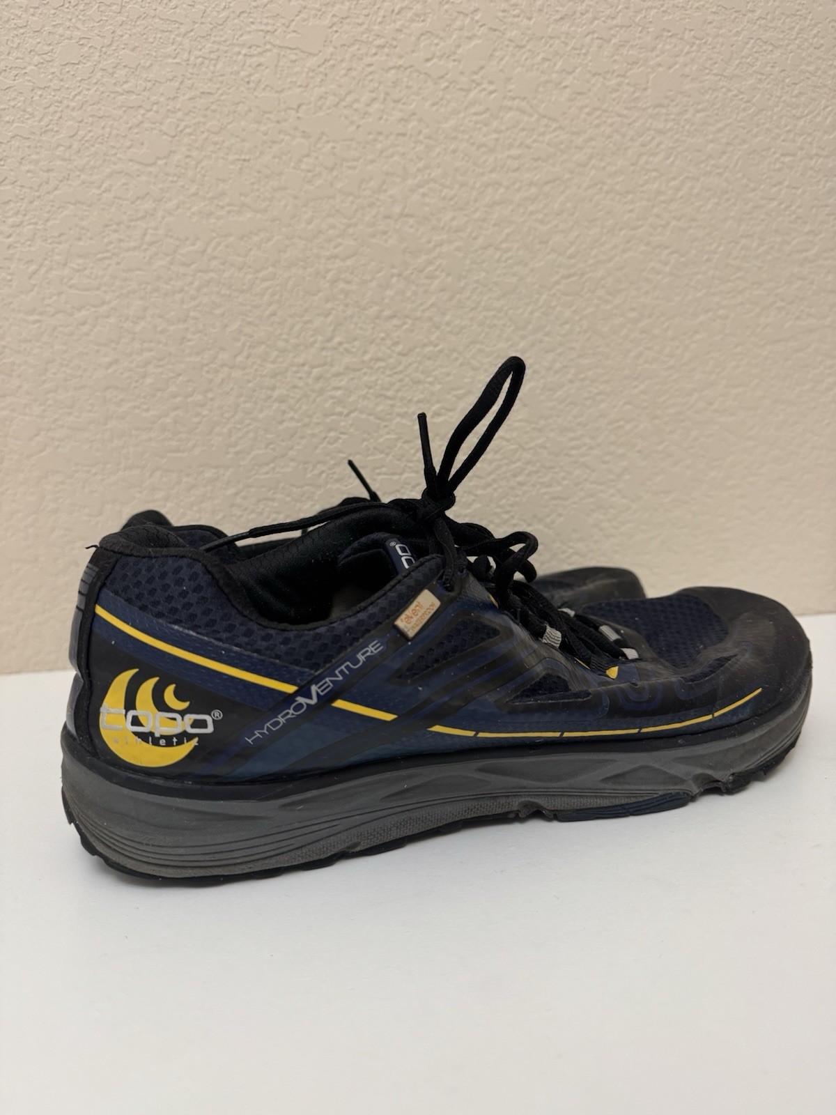 Topo M-Hydroventure Athletic Sneakers Mens Size 13 Navy Blue Trail Running Shoes
