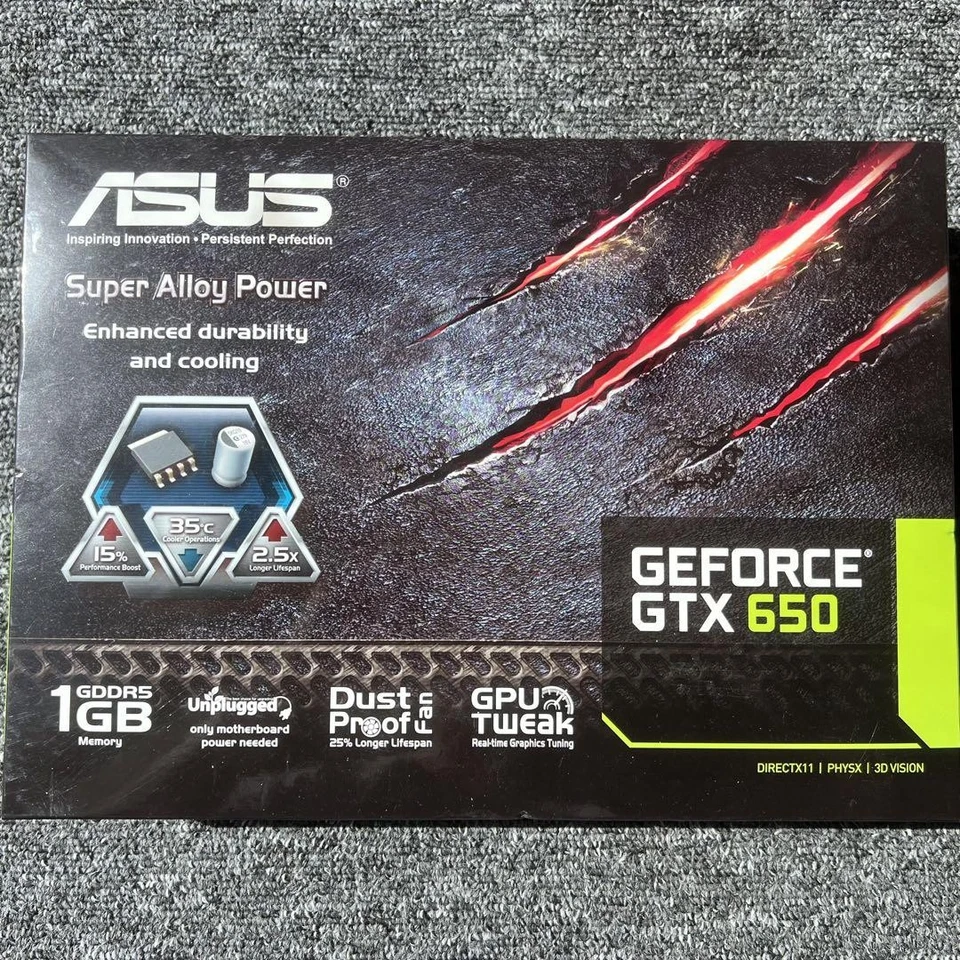 Asus Geforce Gtx 650 1Gb Graphics Card & Leadtek Gt440 Gpu Gaming Video Pc - Image 2 of 4