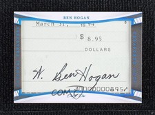 2022 Panini National Treasures Treasured Cuts 1/1 Ben Hogan #TCU-BHO Auto lz7