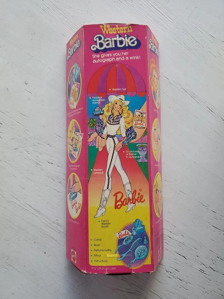 Hermosa muñeca estrella occidental vintage 1980 Western Barbie Country Western #1757 nueva Foto 2 de 4