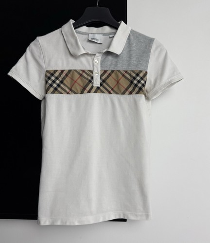 Burberry Polo Shirt Nova Check Patchwork 12 Y / 152 cm - Picture 2 of 8