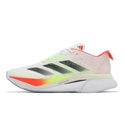 adidas Adizero Boston 12 White Core Black Lucid Red Men Unisex