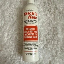 Fantasia Thick'n Hair Infusion Treatment Professional Adds Body Volume DISCONT