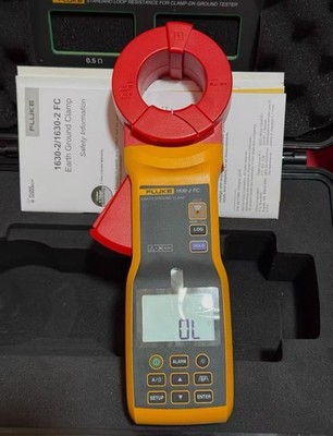 1PC FLUKE 1630-2FC Stakeless Earth Ground Loop/AC Leakage Current Clamp
