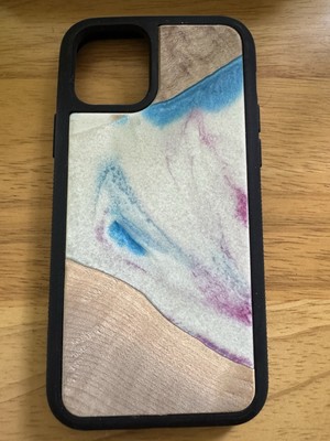 IPhone 11 Pro Case Carved.com Limited edition Tie Dye Pink Marble LE OOAK