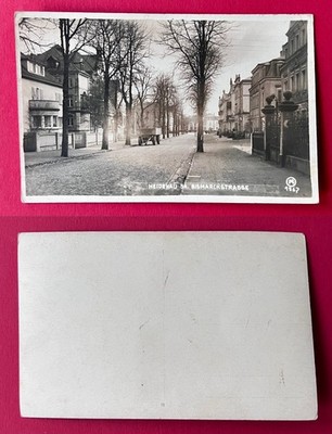 Foto AK HEIDENAU bei Dresden um 1930 Blick in die Bismarckstrasse    ( 166873