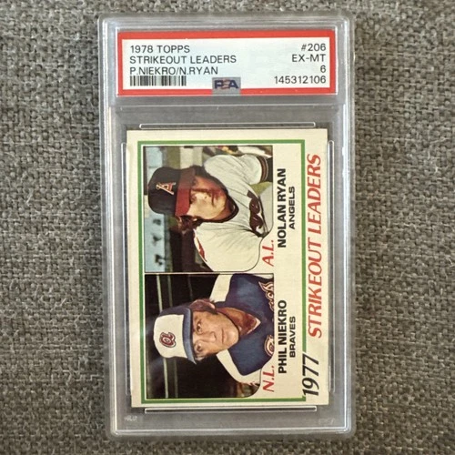 1978 Topps - League Leaders Nolan Ryan, Phil Niekro #206