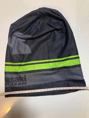 Kawasaki Racing Logo Beanie Bike Cap - Picture 3 of 4