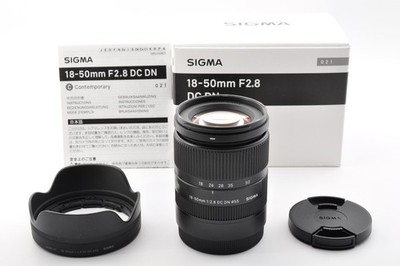 Sigma 18-50mm f/2.8 DC DN Contemporary Objektiv für Sony E Mount [NEUWERTIG...