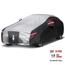 Car Cover - Car Cover Waterproof All Weather Sedan XXL 198"-209" silver
