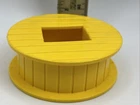 Fisher-Price Sesame Street Little People Yellow Spool Clubhouse Vintage #937