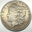 1892 S $1 Morgan Silver One Dollar US Coin San Francisco Semi Key Date - 1734