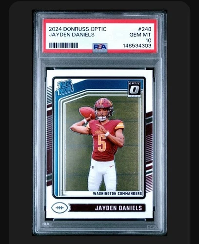 2024 Panini Donruss Optic - Rated Rookie Jayden Daniels #248 (RC) PSA 10