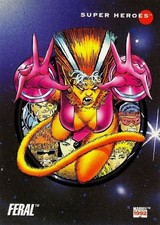 1992 Marvel Universe #67 Feral
