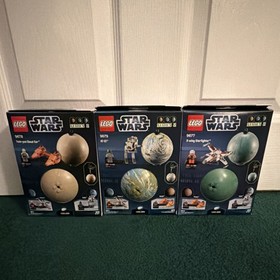 LEGO Star Wars Planet Set Series 2 Twin-pod X-wing AT-ST 9677 9678 9679