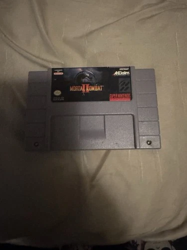 Mortal Kombat 2 II (Super Nintendo SNES) Video Game Cartridge Tested & Working