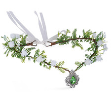 Woodland Elf Flower Crown - Floral Fairy Headband Forest Headpiece Elven Circlet