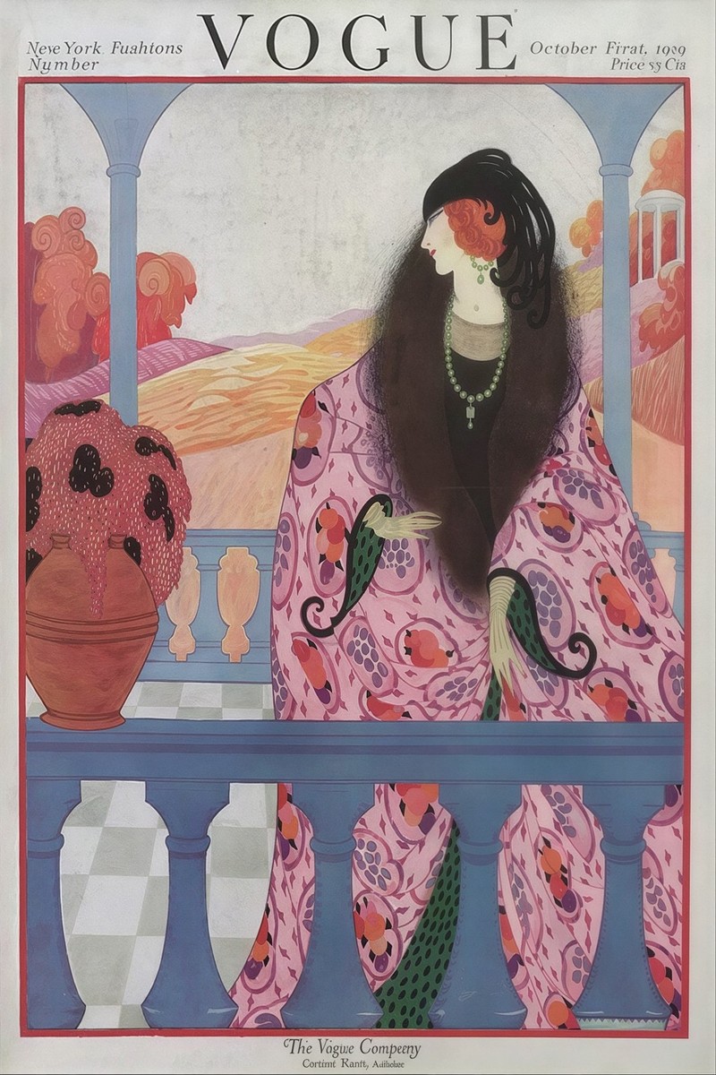 Vogue Magazine Cover (1919) Art Poster - 16x24” - Early 20th