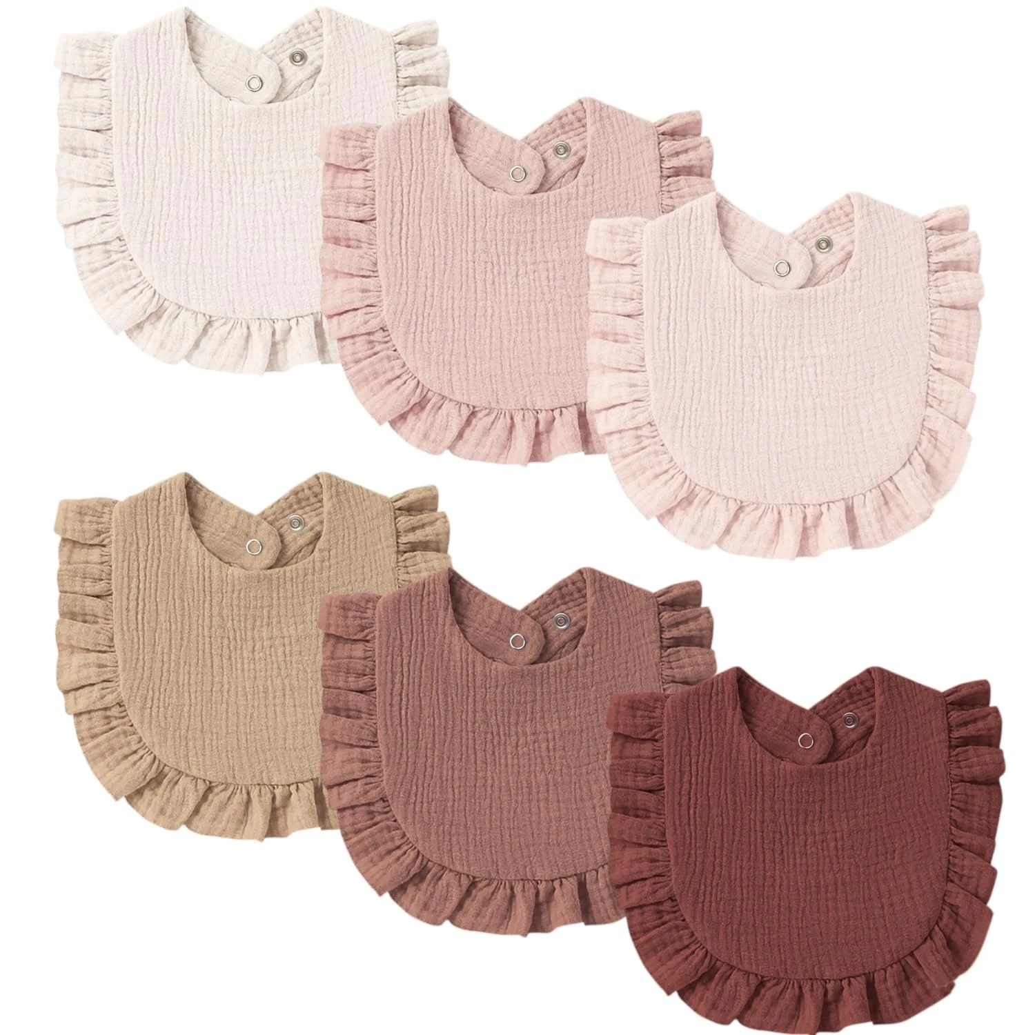 MairMore Baby Muslin Bibs Bandana Drool Bibs for Unisex Boys Girls, Soft and