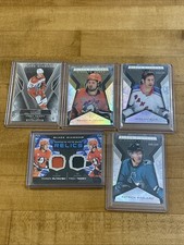 (5) #’d Hockey Lot McTavish Auto /25 Terry Relic Ratelle/249 Marleau/249